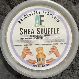 Whipped & Creamy Natural Shea Butter with Baby Fresh scent.